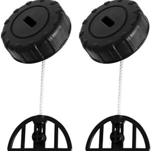 Gas Cap 1130 350 0500 Compatible with Stihl Chainsaw – Fuel Oil Filler Cap Compatible with Stihl MS170 MS180C MS 180 017 018 MS190 T MS191 T 019 T Chain Saw, 2 Pack, Replace 11303500500